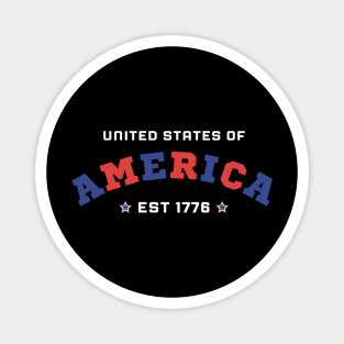 United States of America EST 1776 – Patriotic Pride Magnet